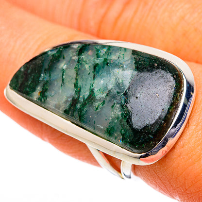 Green Aventurine Rings handcrafted by Ana Silver Co - RING105531