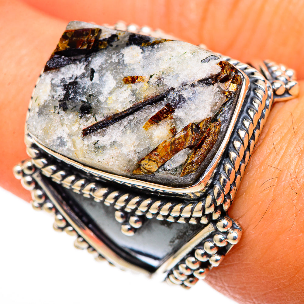 Astrophyllite Rings handcrafted by Ana Silver Co - RING105536