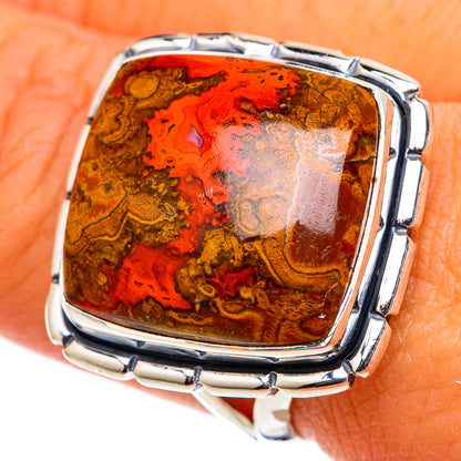 Moroccan Agate Rings handcrafted by Ana Silver Co - RING105537