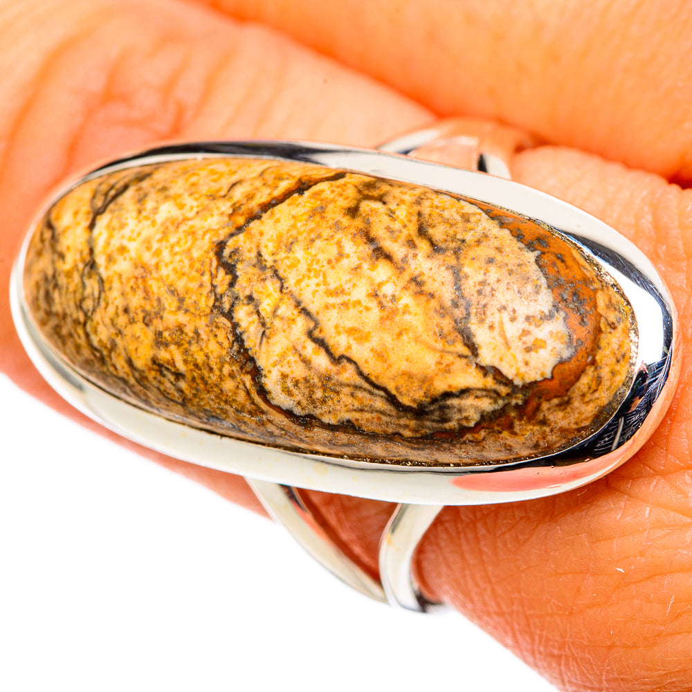 Picture Jasper Rings handcrafted by Ana Silver Co - RING105542