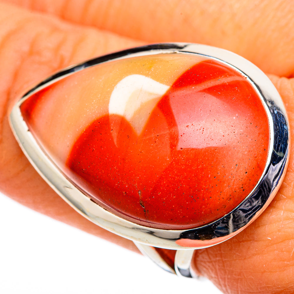 Mookaite Rings handcrafted by Ana Silver Co - RING105543