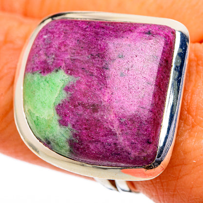 Ruby Zoisite Rings handcrafted by Ana Silver Co - RING105546