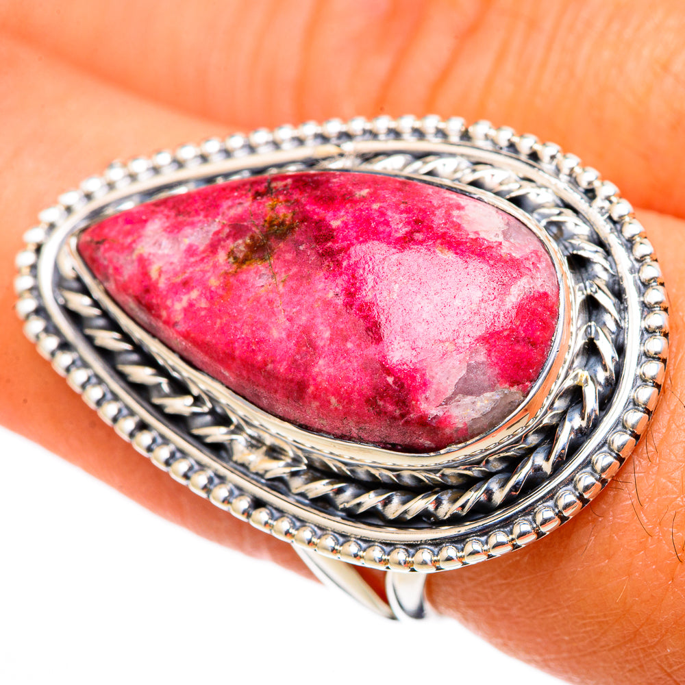 Thulite Rings handcrafted by Ana Silver Co - RING105547
