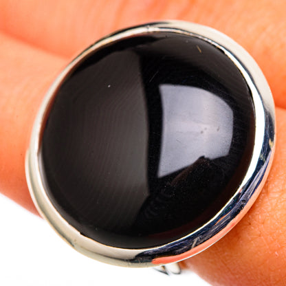 Black Onyx Rings handcrafted by Ana Silver Co - RING105556
