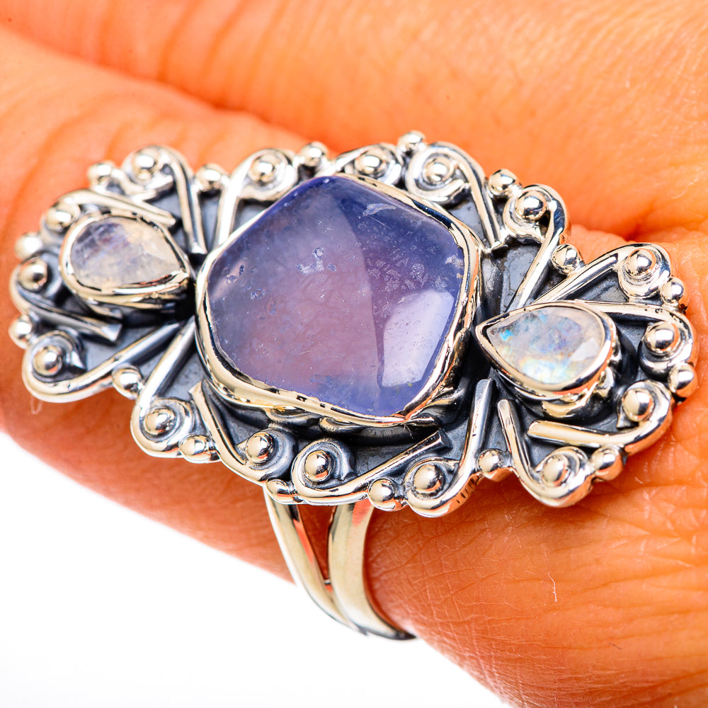 Aqua Chalcedony Rings handcrafted by Ana Silver Co - RING105568