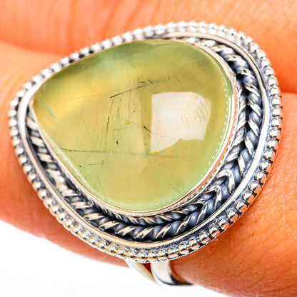 Prehnite Rings handcrafted by Ana Silver Co - RING105579