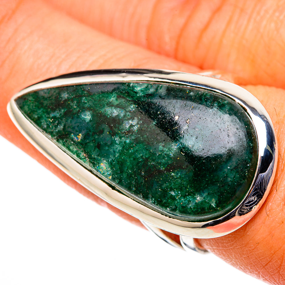 Green Aventurine Rings handcrafted by Ana Silver Co - RING105582