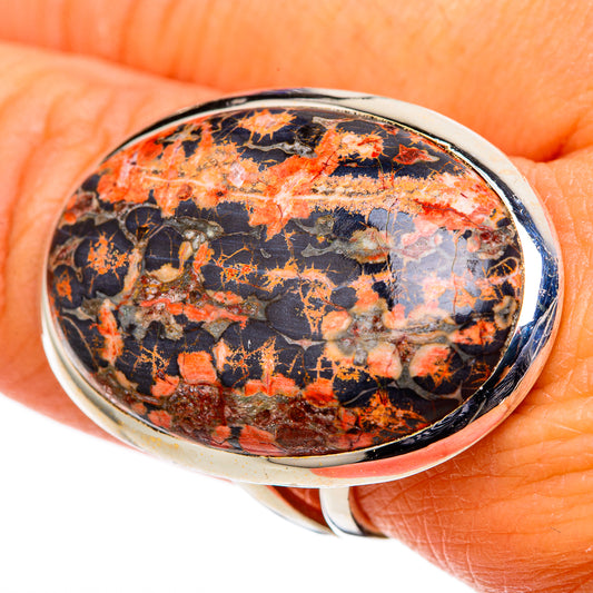 Poppy Jasper Rings handcrafted by Ana Silver Co - RING105583