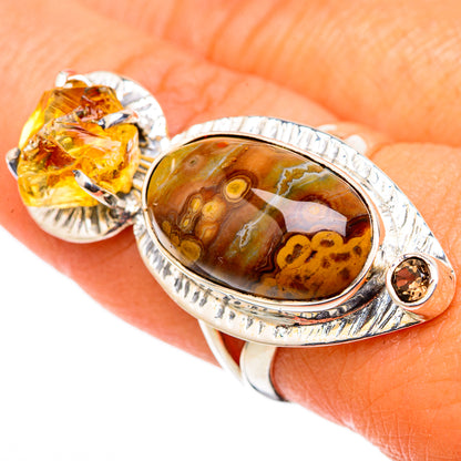 Ocean Jasper Rings handcrafted by Ana Silver Co - RING105585