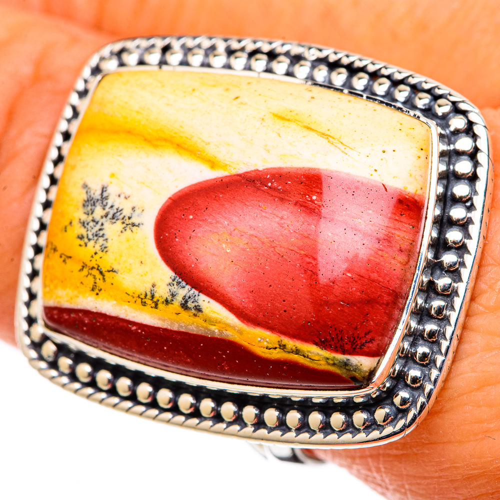 Mookaite Rings handcrafted by Ana Silver Co - RING105587