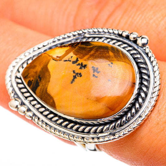 Picture Jasper Rings handcrafted by Ana Silver Co - RING105588