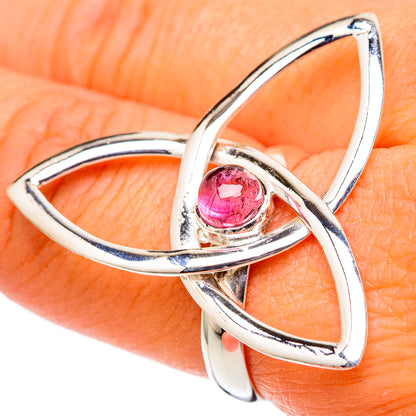 Pink Tourmaline Rings handcrafted by Ana Silver Co - RING105594