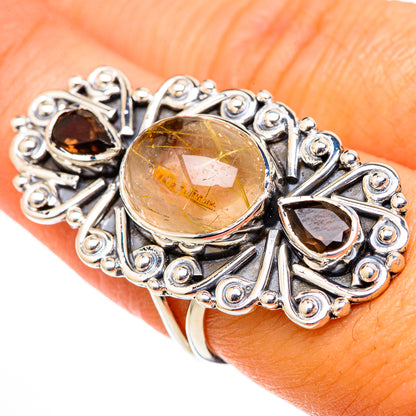 Rutilated Quartz Rings handcrafted by Ana Silver Co - RING105597