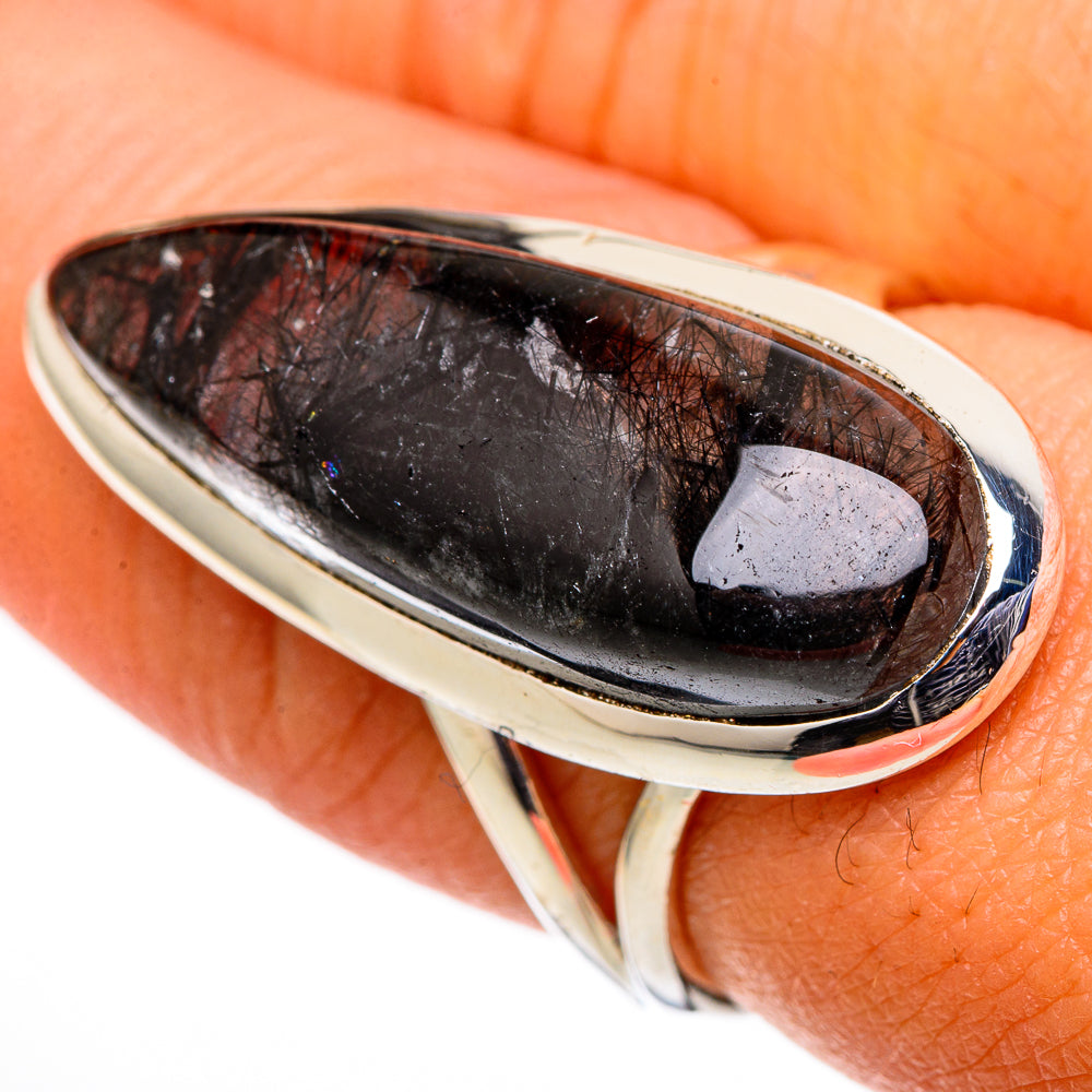Tourmalinated Quartz Rings handcrafted by Ana Silver Co - RING105598