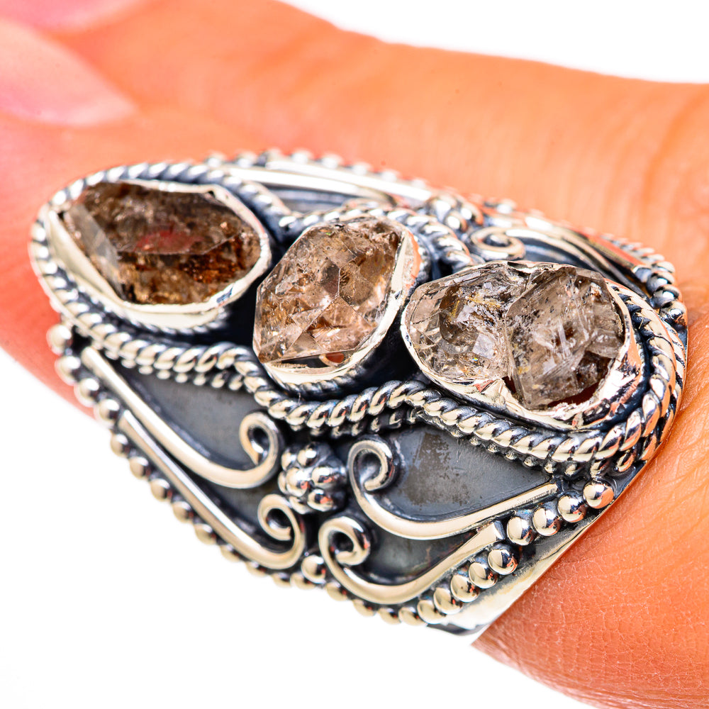 Herkimer Diamond Rings handcrafted by Ana Silver Co - RING105603