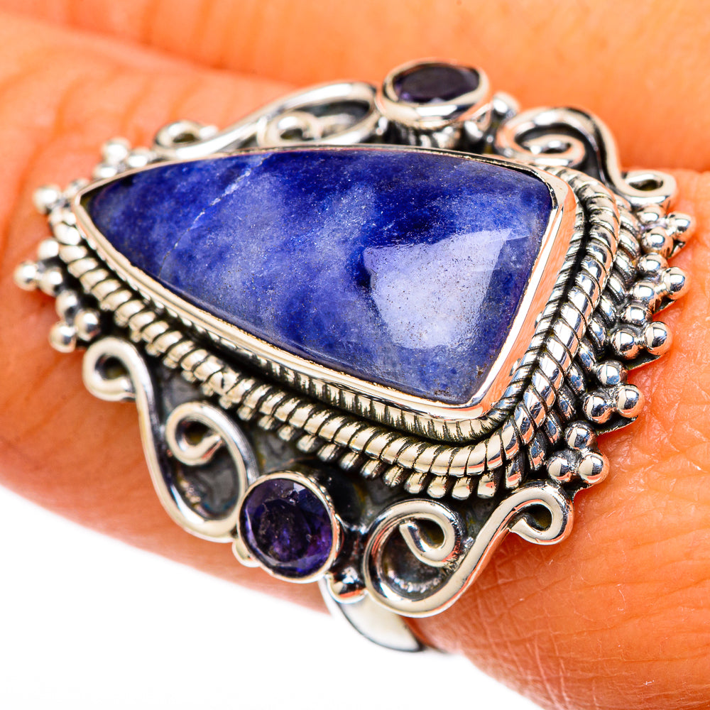 Sodalite Rings handcrafted by Ana Silver Co - RING105614