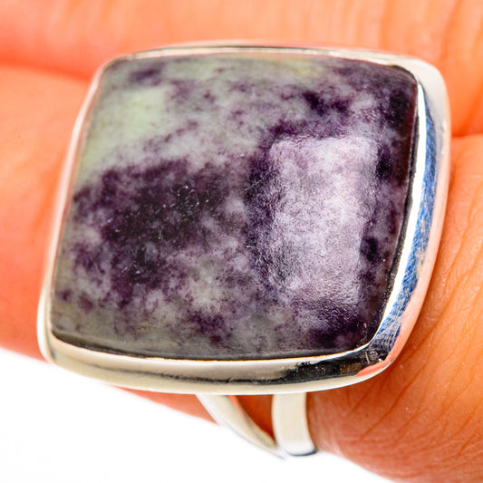 Lepidolite Rings handcrafted by Ana Silver Co - RING105615