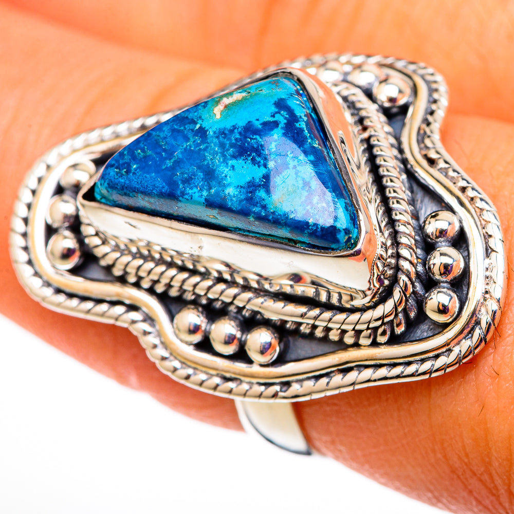 Shattuckite Rings handcrafted by Ana Silver Co - RING105616