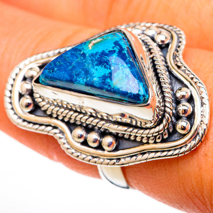 Shattuckite Rings handcrafted by Ana Silver Co - RING105616