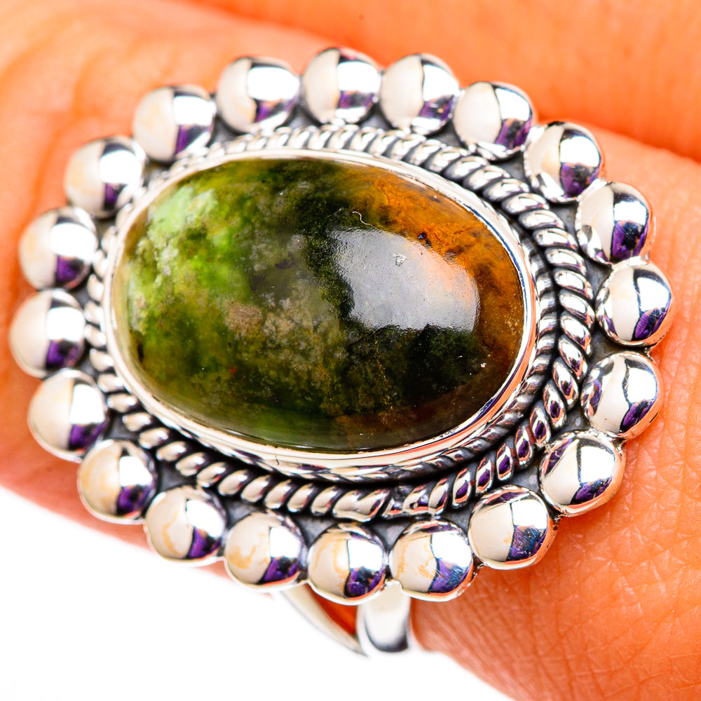 Rainforest Opal Rings handcrafted by Ana Silver Co - RING105626