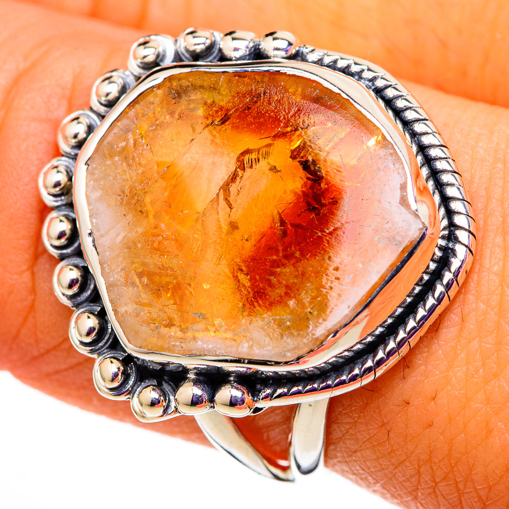 Citrine Rings handcrafted by Ana Silver Co - RING105633