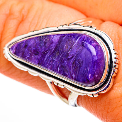 Charoite Rings handcrafted by Ana Silver Co - RING105639