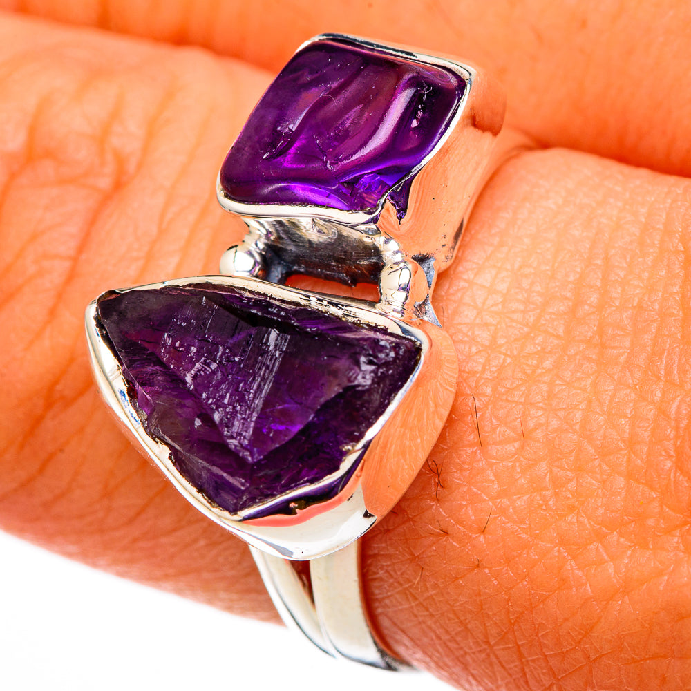 Amethyst Rings handcrafted by Ana Silver Co - RING105641