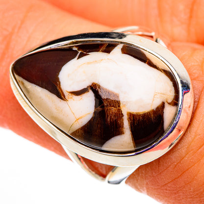 Peanut Wood Jasper Rings handcrafted by Ana Silver Co - RING105668