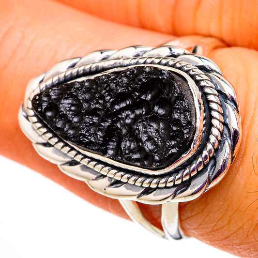 Tektite Rings handcrafted by Ana Silver Co - RING105678
