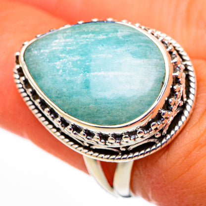 Amazonite Rings handcrafted by Ana Silver Co - RING105698