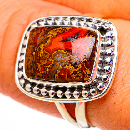 Moroccan Agate Rings handcrafted by Ana Silver Co - RING105702