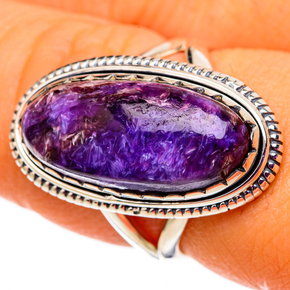 Charoite Rings handcrafted by Ana Silver Co - RING105706