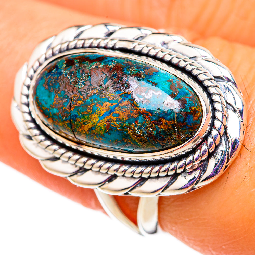 Shattuckite Rings handcrafted by Ana Silver Co - RING105718