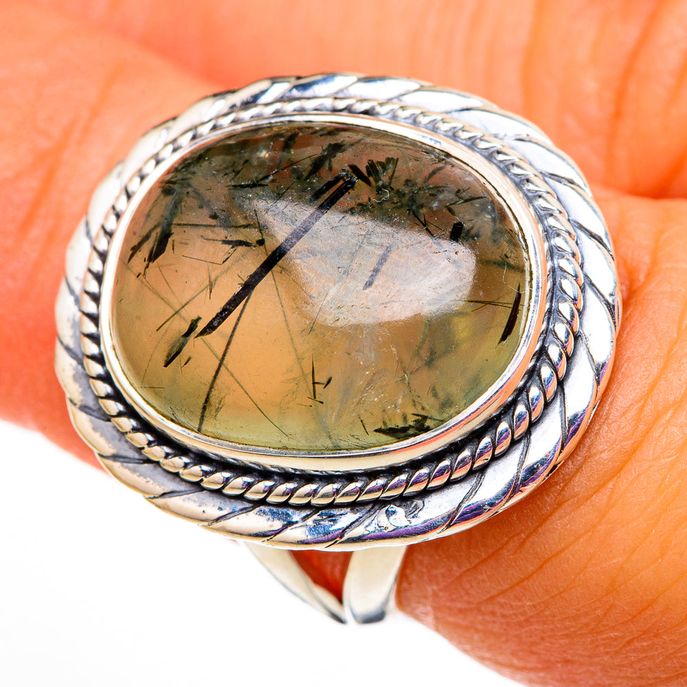 Prehnite Rings handcrafted by Ana Silver Co - RING105724