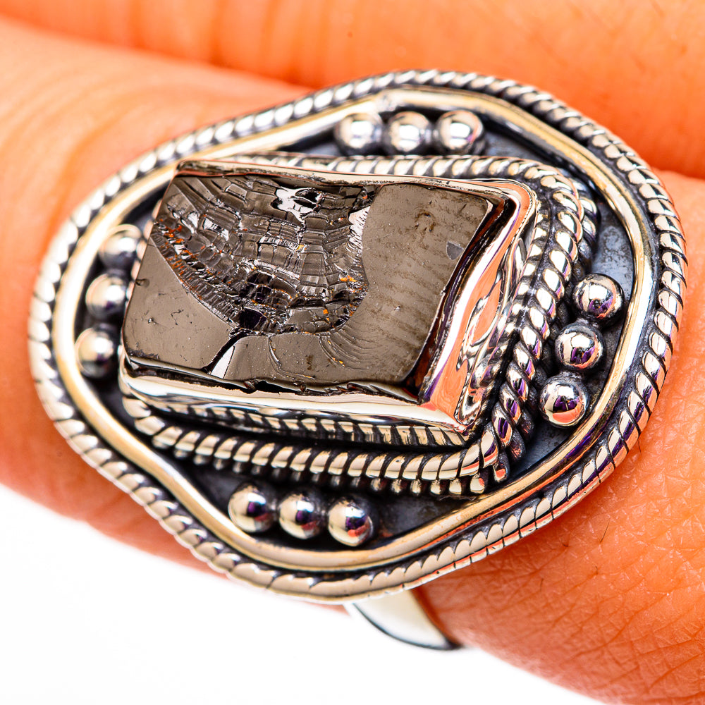 Shungite Rings handcrafted by Ana Silver Co - RING105738