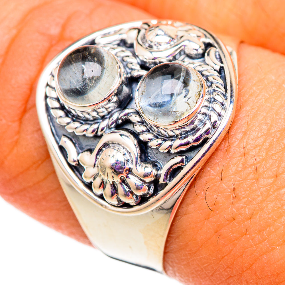 Aquamarine Rings handcrafted by Ana Silver Co - RING105745