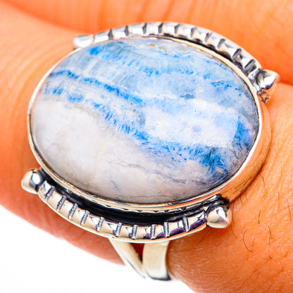 Blue Scheelite Rings handcrafted by Ana Silver Co - RING105746