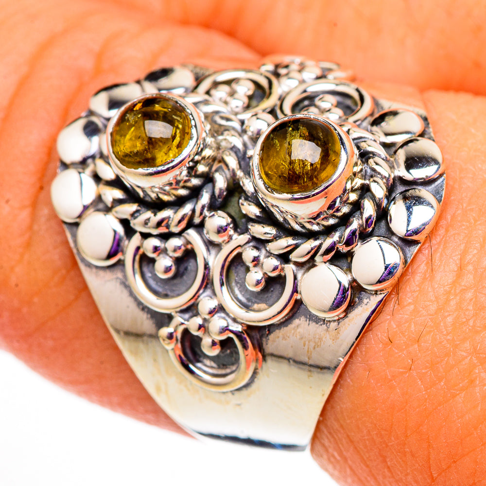 Pink Tourmaline Rings handcrafted by Ana Silver Co - RING105760