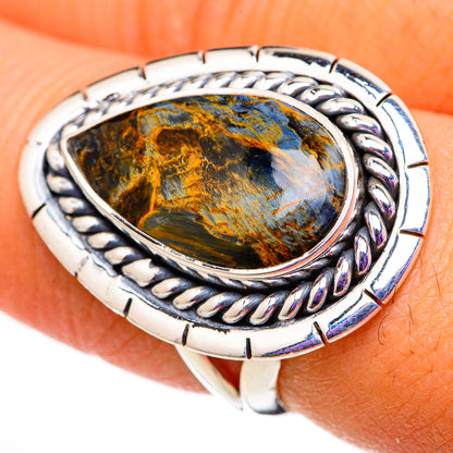 Pietersite Rings handcrafted by Ana Silver Co - RING105767