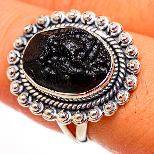 Tektite Rings handcrafted by Ana Silver Co - RING105768