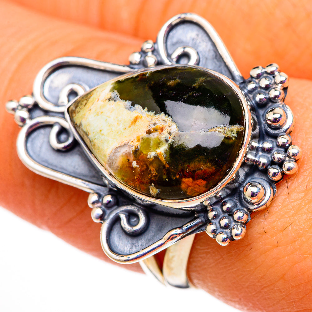 Ocean Jasper Rings handcrafted by Ana Silver Co - RING105780