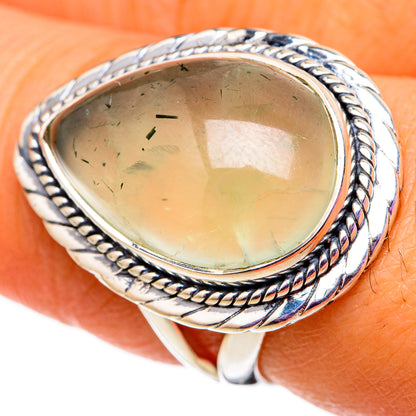 Prehnite Rings handcrafted by Ana Silver Co - RING105782