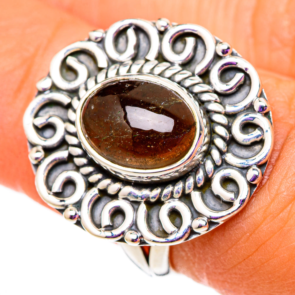 Plume Agate Rings handcrafted by Ana Silver Co - RING105788