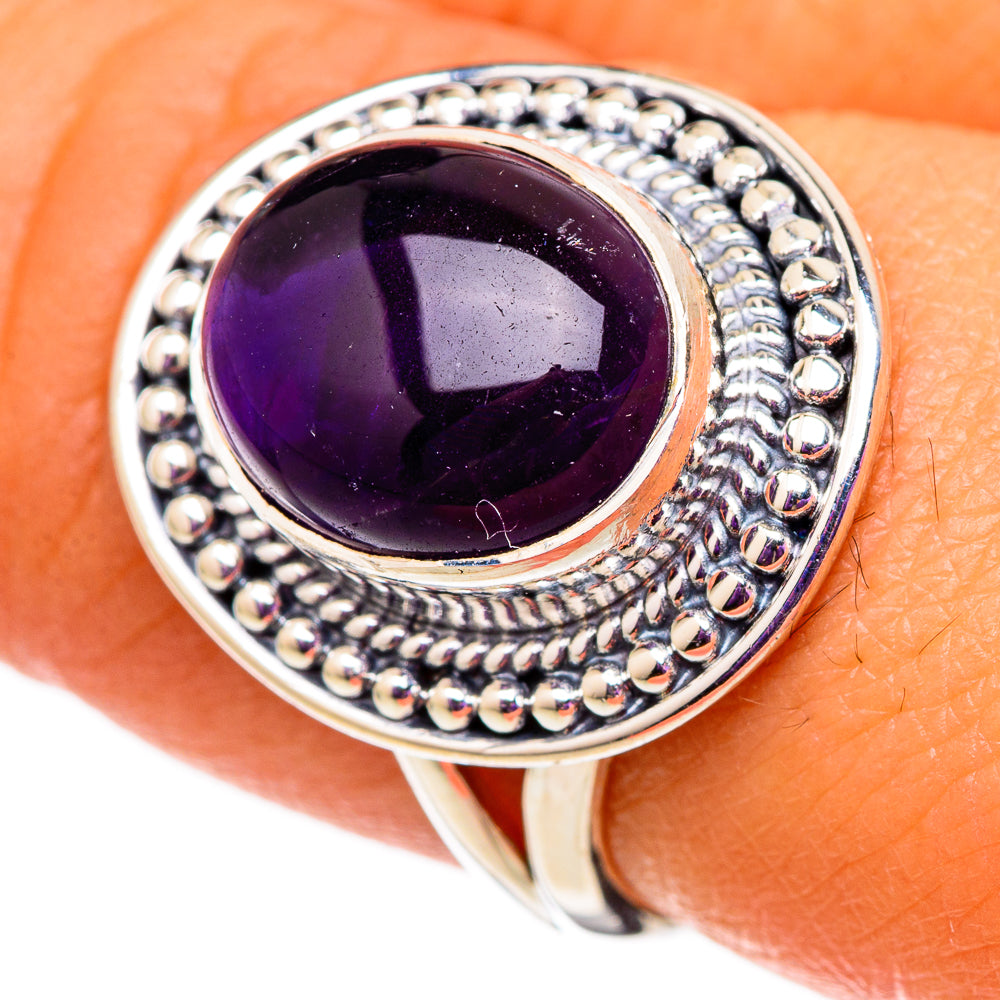 Amethyst Rings handcrafted by Ana Silver Co - RING105792