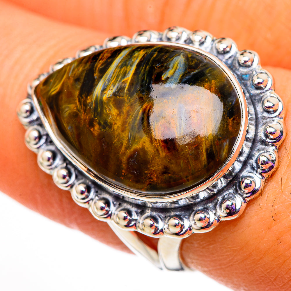 Pietersite Rings handcrafted by Ana Silver Co - RING105795