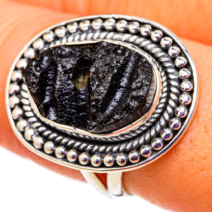 Tektite Rings handcrafted by Ana Silver Co - RING105797