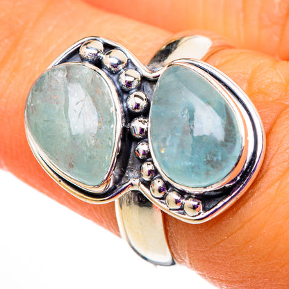 Aquamarine Rings handcrafted by Ana Silver Co - RING105803