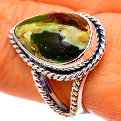 Rainforest Opal Rings handcrafted by Ana Silver Co - RING105812