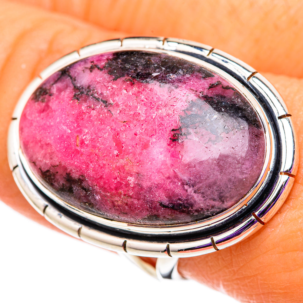 Rhodonite Rings handcrafted by Ana Silver Co - RING105821
