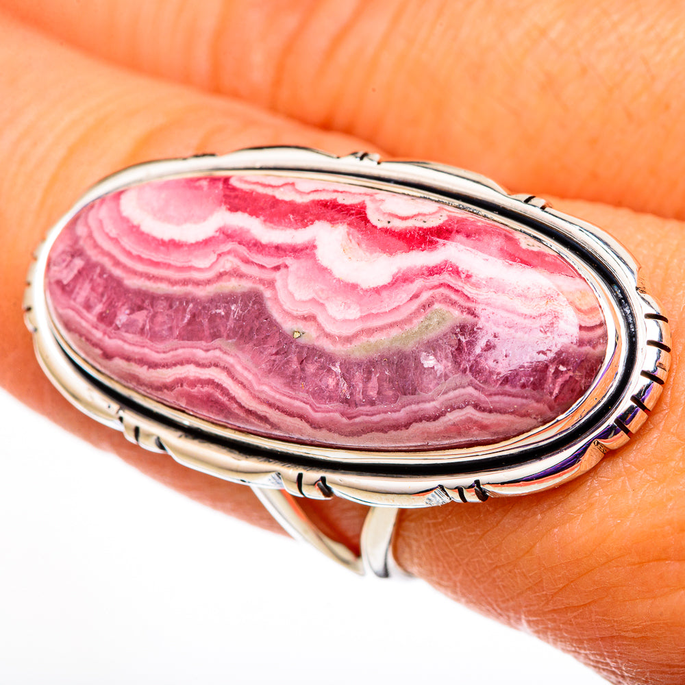 Rhodochrosite Rings handcrafted by Ana Silver Co - RING105822
